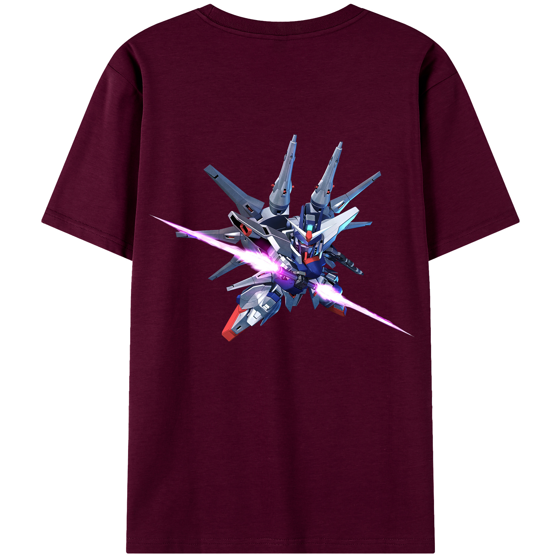 （画像用） 機動戦士ガンダム Mobile Suit Gundam レディース半袖Tシャツ(バックプリント)
